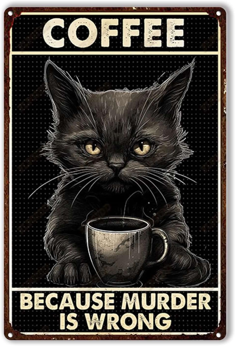 Home Decor Store - Plaque en étain décorative murale «