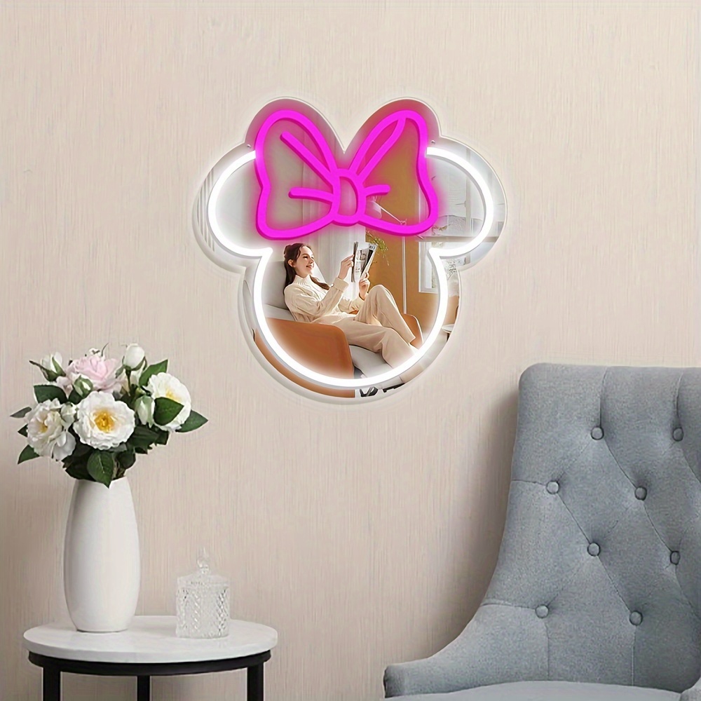Home Decor Etsy - Enseigne néon LED Disney Minnie Mouse