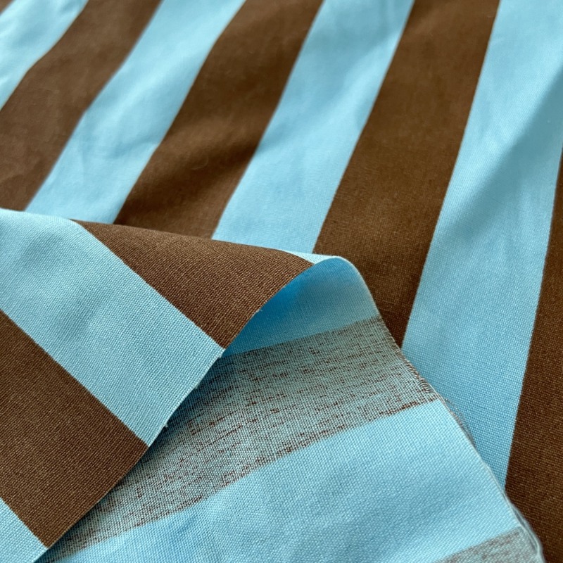 Home Decor Dopamine - Tissu à rayures couleur bloc Dopamine
