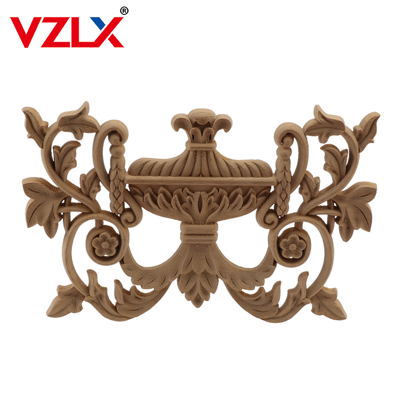 Home Decor Wall Molding - Applique murale sculptée en bois, moulage