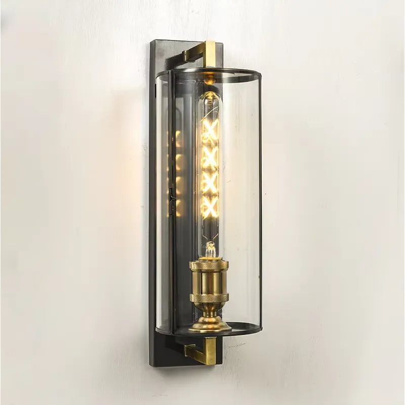 Home Decor Light - Lampes suspendues LED cylindriques dorées modernes,