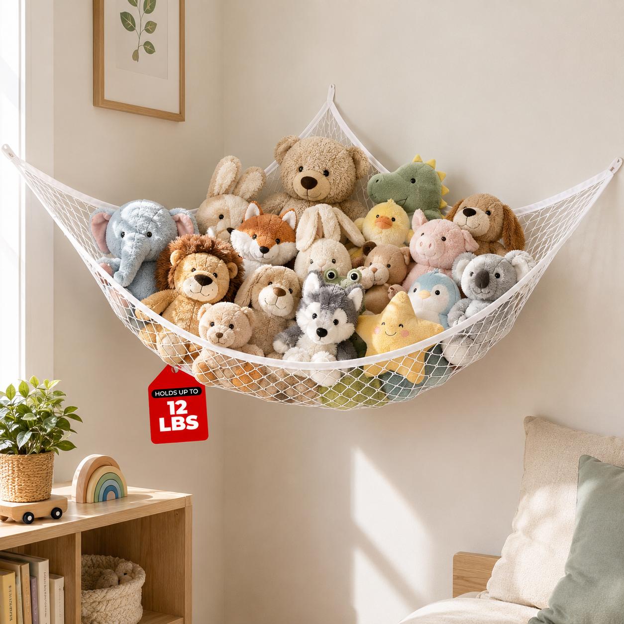 Home Decor Com - Hamac de rangement en filet pour