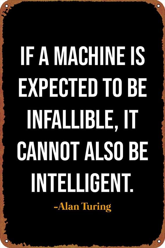 Home Decor Quotes - Affiche en étain avec citation d'Alan