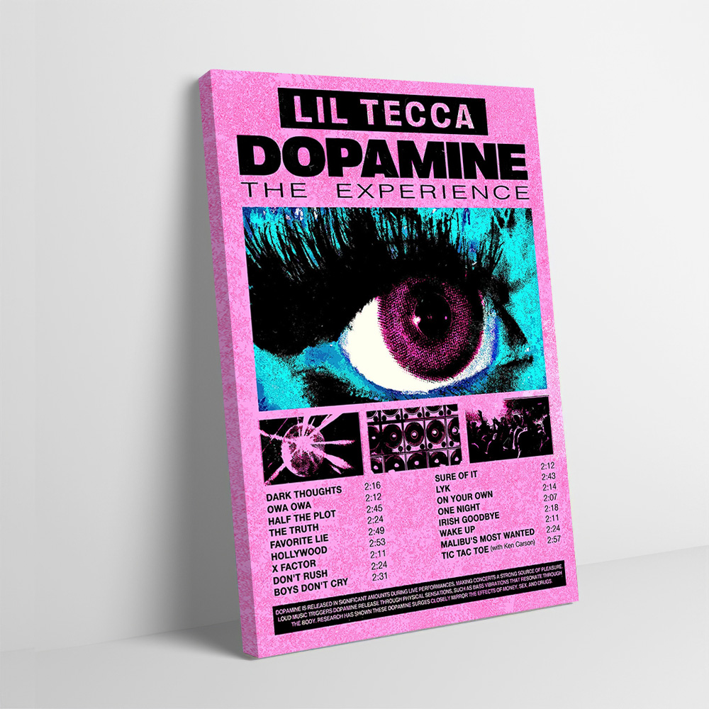Home Decor Dopamine - Lil Tecca Dopamine Album Couverture Art