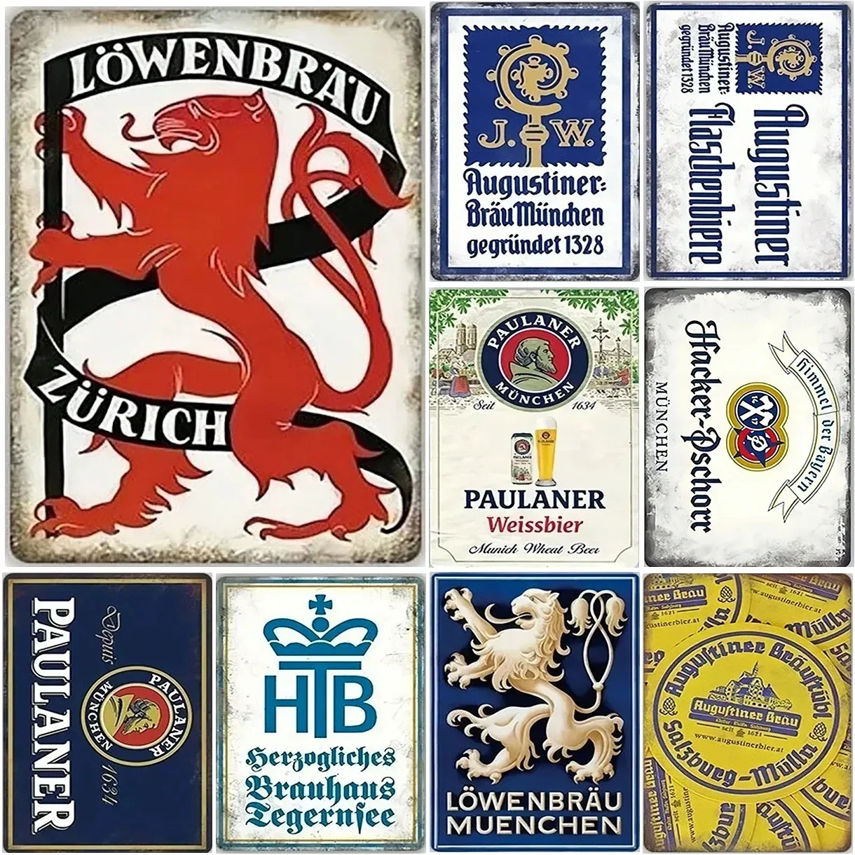 Plaques murales en métal vinta - Home Decor Zurich avis et prix