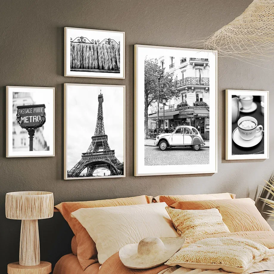 Serviette de Paris noire et bl - Home Decor Store avis et prix