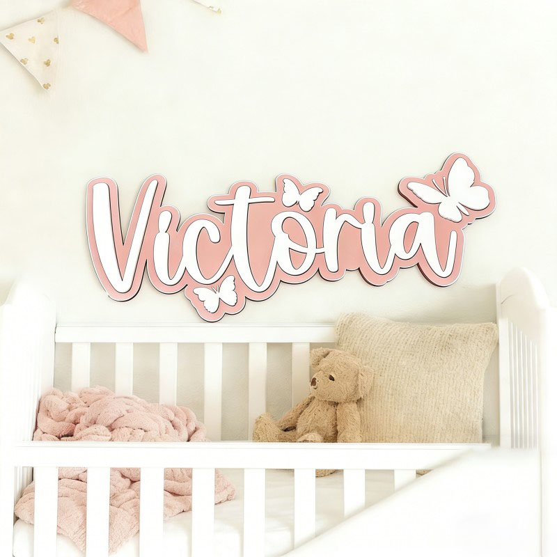 Plaque nominative en bois pers - Home Decor Com avis et prix