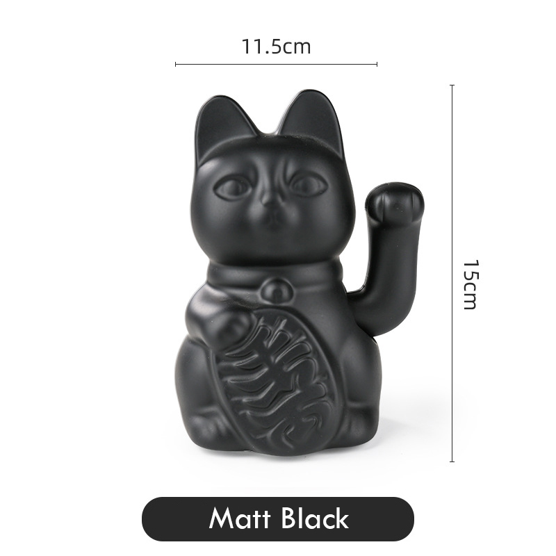 Chat en céramique porte-bonheu - Home Decor Store avis et prix