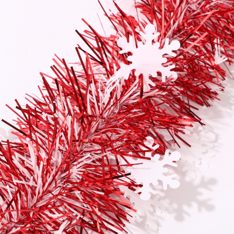 Guirlande rouge flocon de neig - Home Decor Store avis et prix