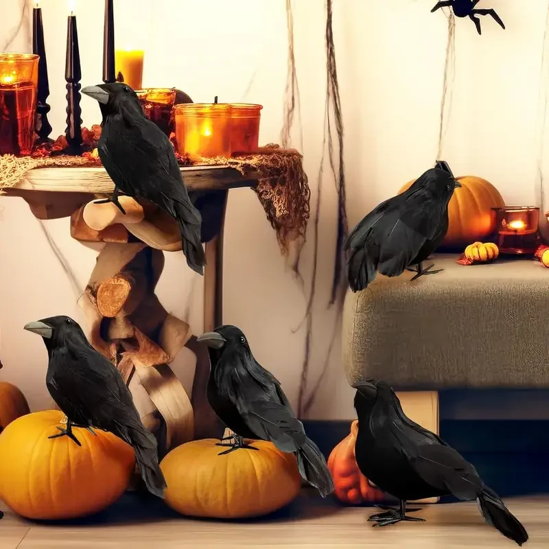1 pièce Corbeau noir réaliste  - Home Decor Com avis et prix