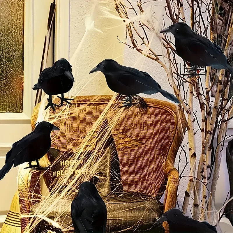 1 pièce Corbeau noir réaliste  - Home Decor Com avis et prix