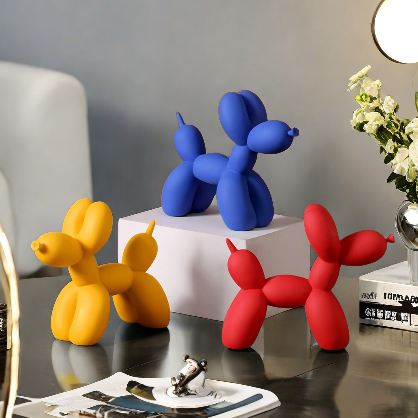 Statue de chien ballon de coul - Home Decor Exhibition avis et prix