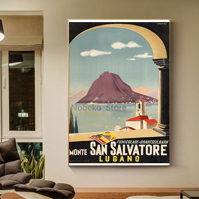 Affiches de Voyage Vintage Sui - Home Decor Zurich avis et prix