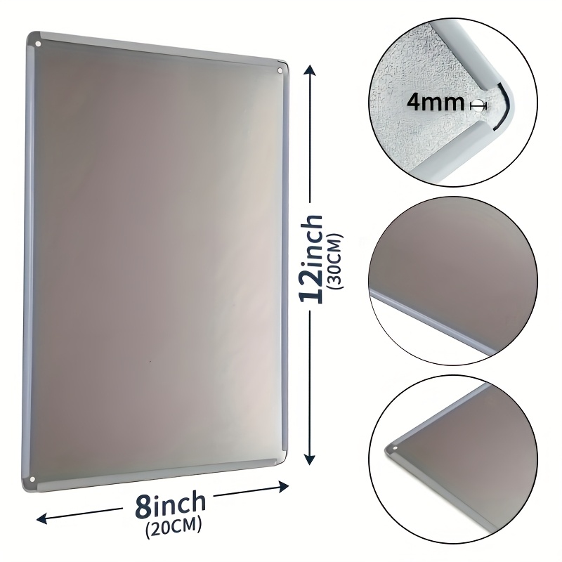 Plaque murale rétro en métal s - Home Decor White avis et prix