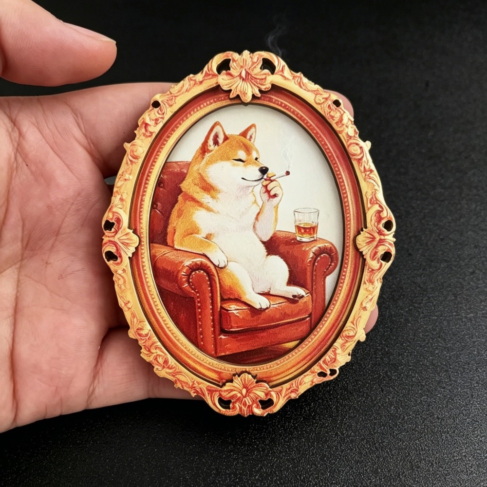 Aimant de réfrigérateur chat m - Home Decor White avis et prix
