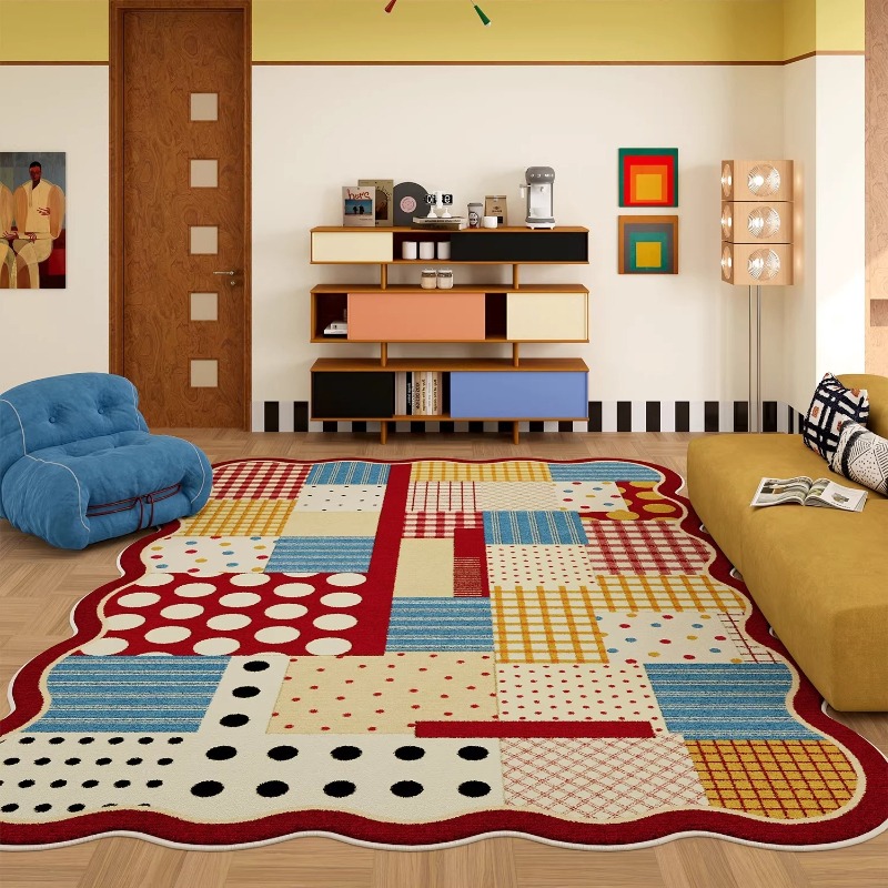 Tapis de salon abstrait motif  - Home Decor Dopamine avis et prix
