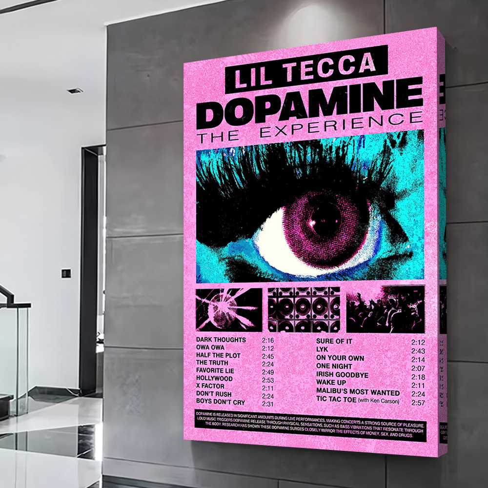 Lil Tecca Dopamine Album Couve - Home Decor Dopamine avis et prix
