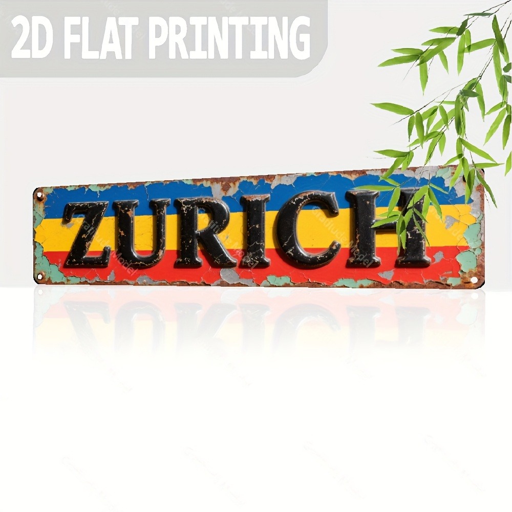 Panneau personnalisé Zurich 2D - Home Decor Zurich avis et prix
