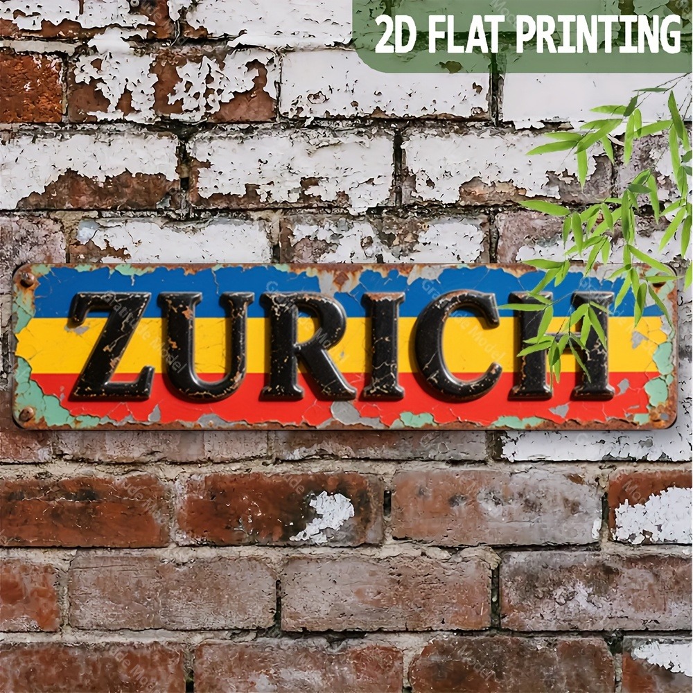 Panneau personnalisé Zurich 2D - Home Decor Zurich avis et prix