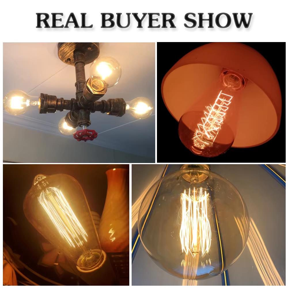 Ampoule Edison rétro E27 40W 2 - Home Decor Light avis et prix