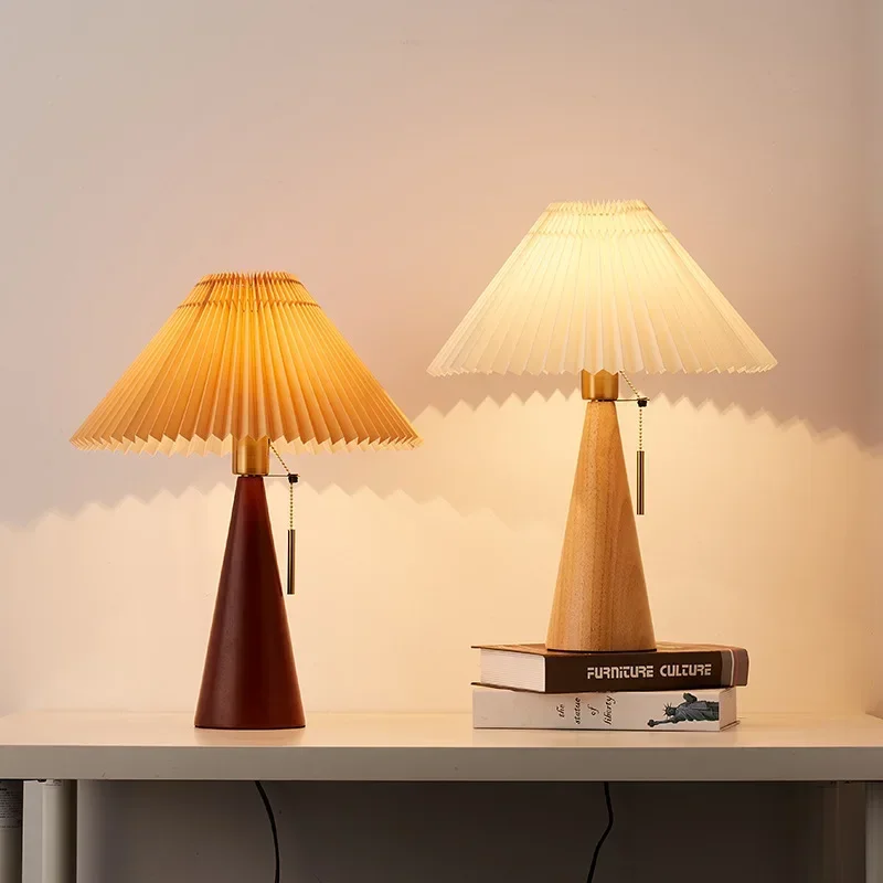 Lampe de table plissée rétro,  - Home Decor Light avis et prix