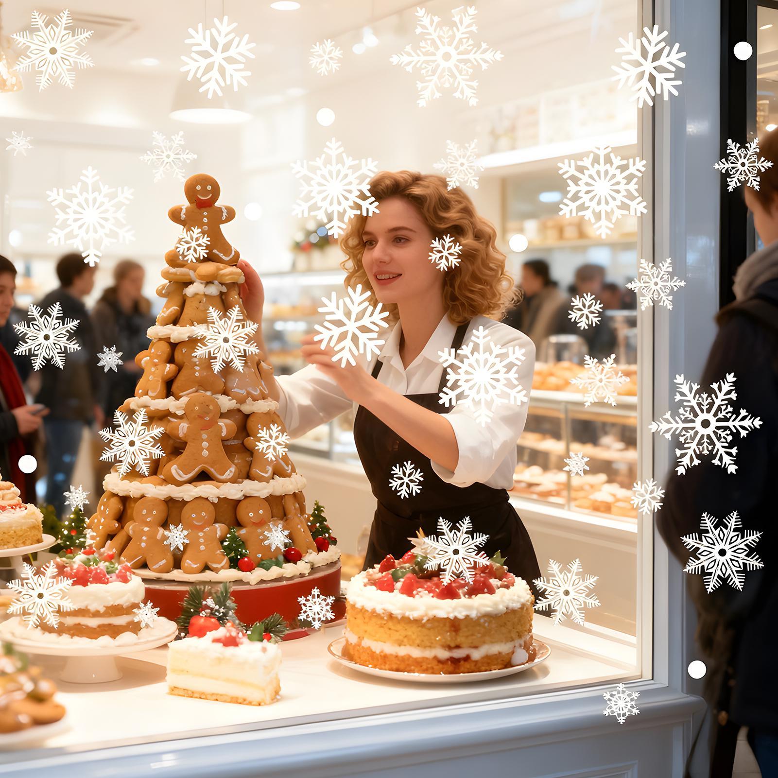 Flocon de neige fenêtre s'accr - Home Decor Store avis et prix
