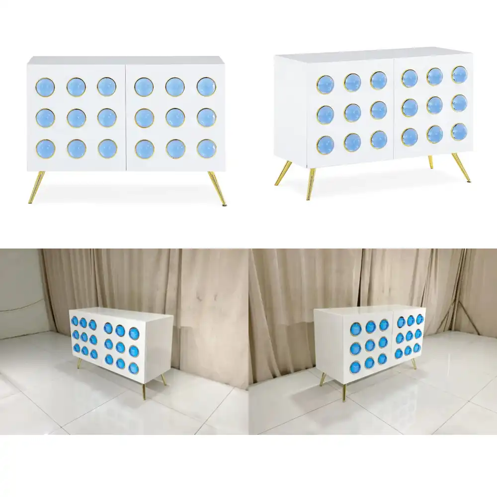 Meuble buffet GLOBO de Jonatha - Home Decor White avis et prix
